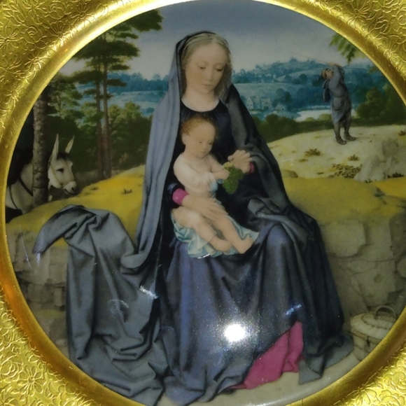 Pickard 1978 Christmas Plate “The Rest on the Flig - Picture 3 of 4